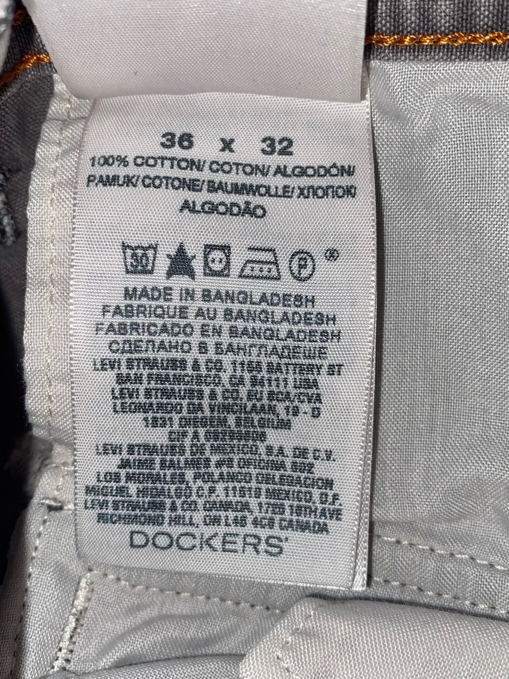 DOCKERS PACIFIC COLLECTION Crossover Cargo Casual Utility Pants Mocha SZ 36”x32” - Picture 4 of 7